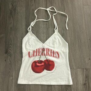 Cherries Halter Top only worn once